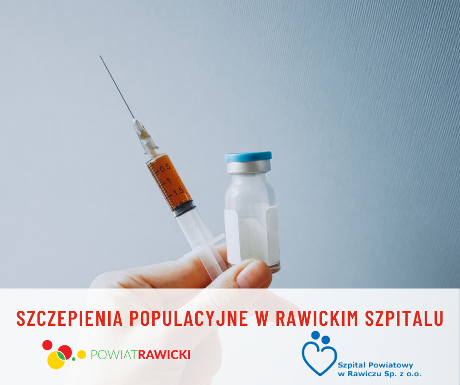 Szczepienia populacyjne w rawickim szpitalu - 06.04.2021 r.