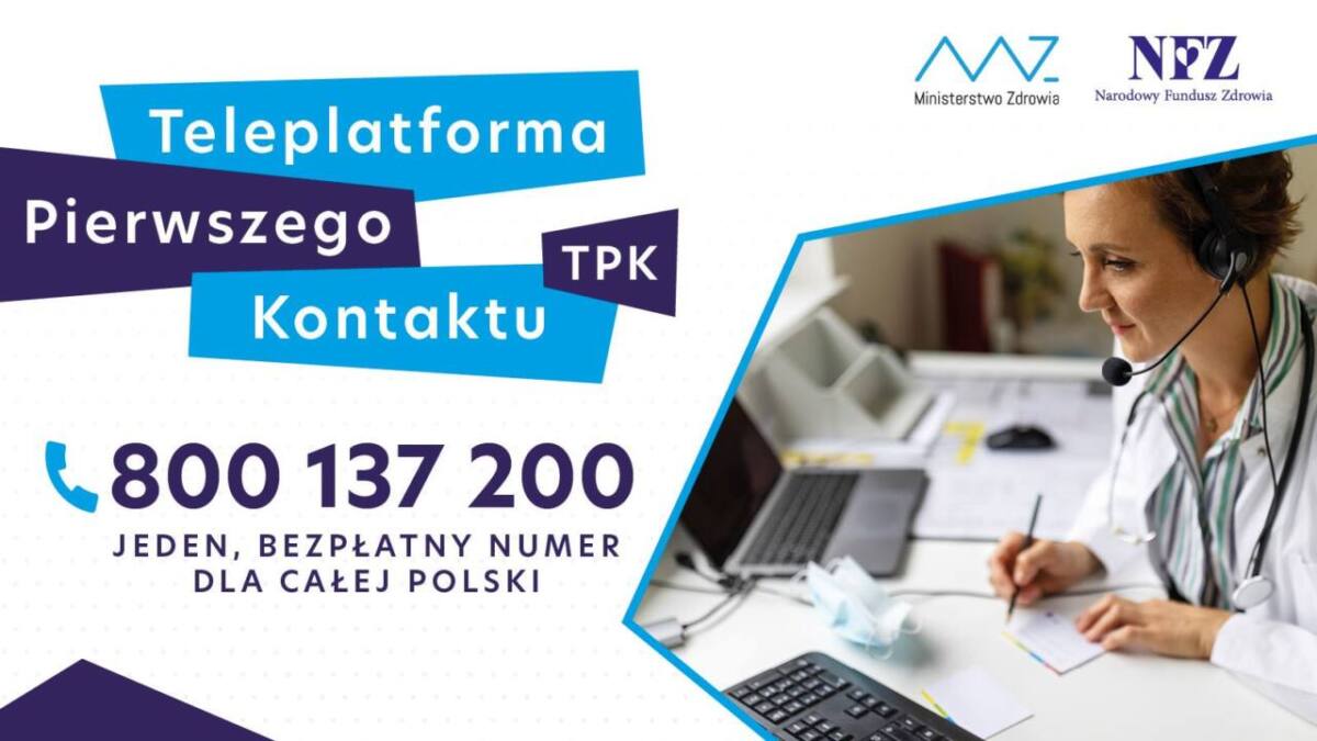 Teleplatforma Pierwszego Kontaktu jest już dostępna