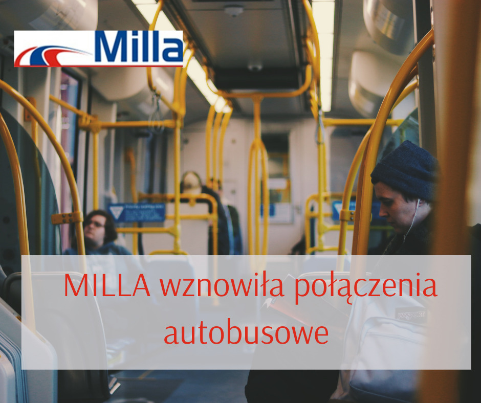 Milla wznowiła połączenia autobusowe na terenie Powiatu Rawickiego