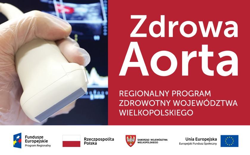 bezpłatne badanie USG aorty brzusznej w Wielkopolskim Programie Zdrowotnym ZDROWA AORTA - 19.02.2022 r.