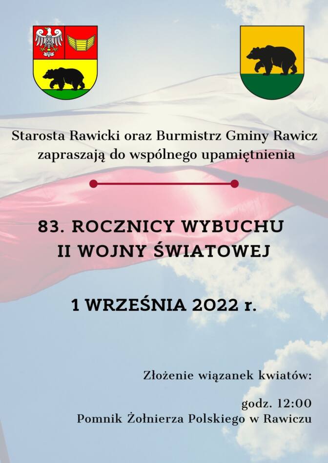 83. Rocznica wybuchu II wojny światowej