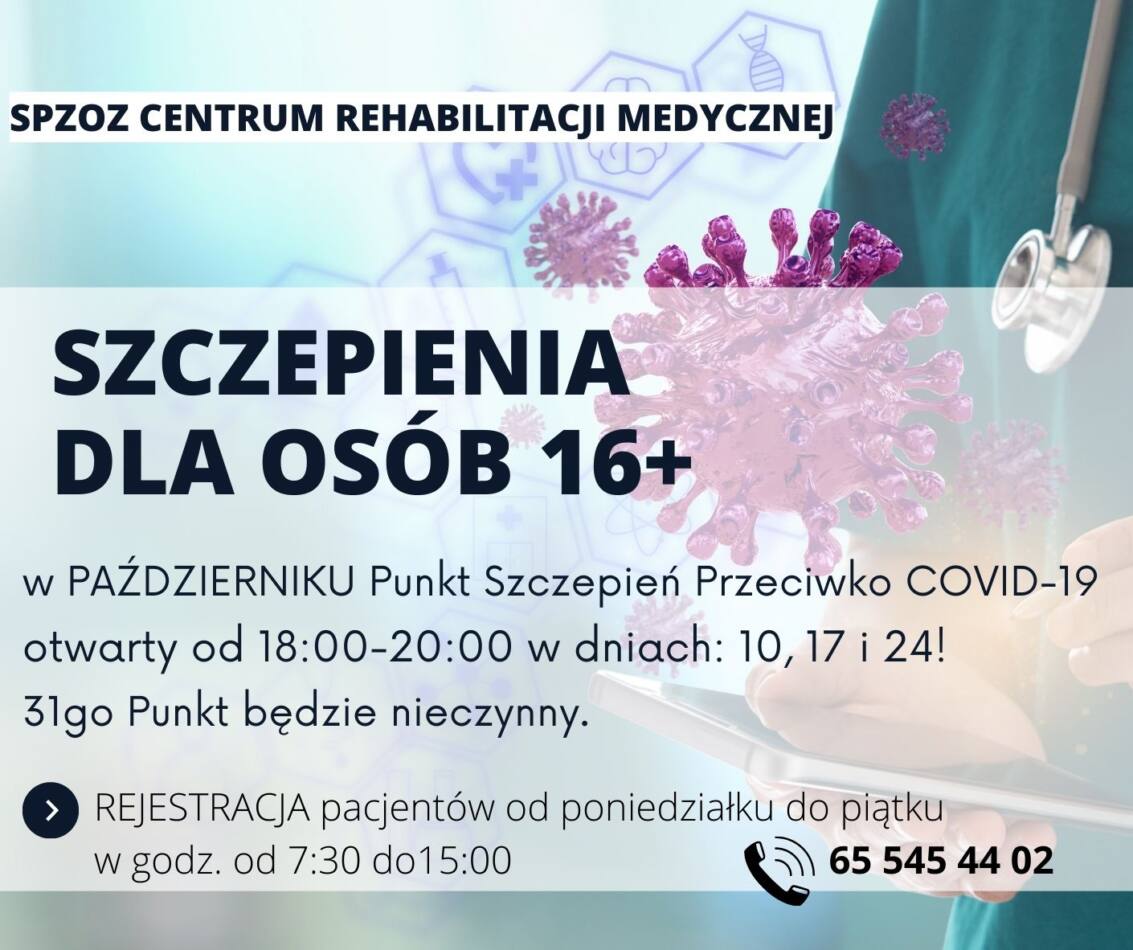 Szczepienia dla osób 16+