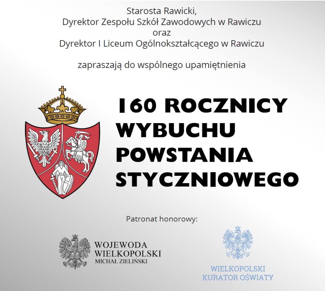 ROCZNICA WYBUCHU POWSTANIA STYCZNIOWEGO